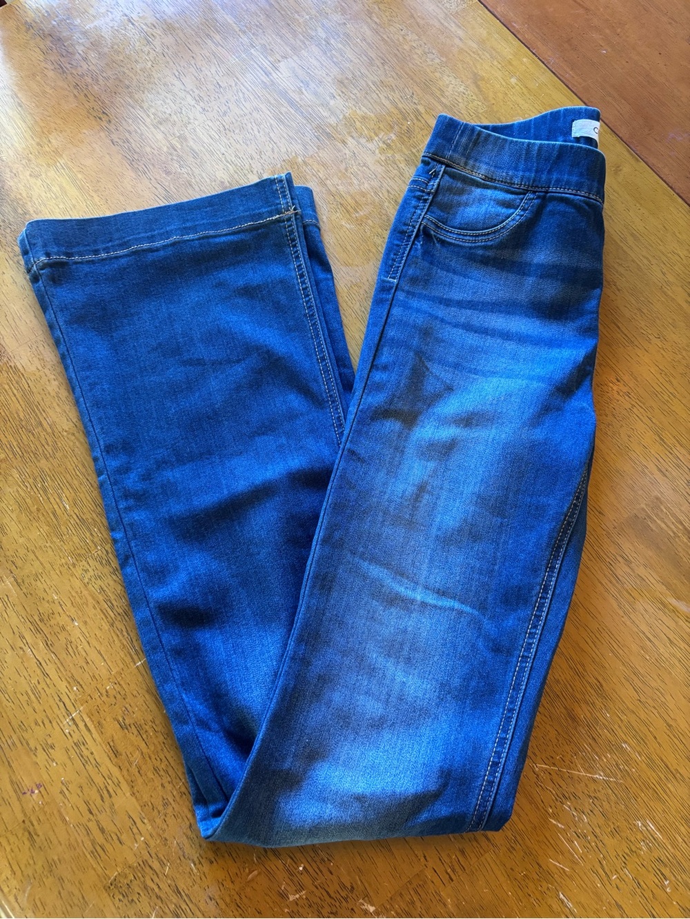 Cello Girls Size Small Dark Wash Pull-On Stretch Denim Jeans